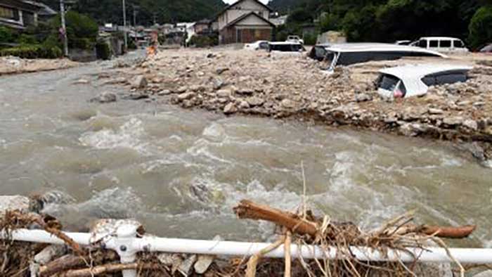 15 dead in Japan floods, landslides