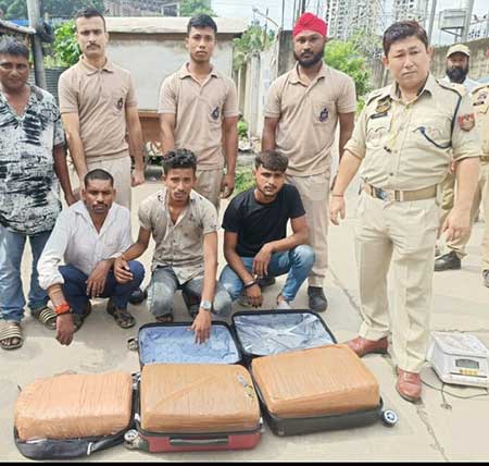 30 kg of cannabis seized in Assam, 3 arrested
