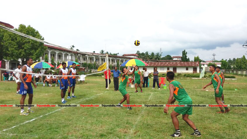 4 Assam Rifles Conducts friendly Volleyball Match