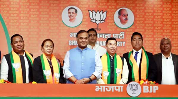 4 MLAs from Meghalaya join BJP