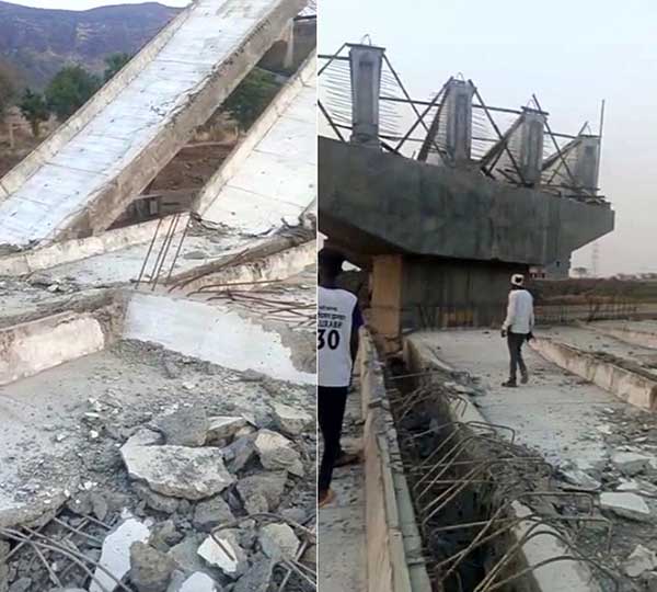 Incomplete bridge crashes on Mumbai-Nagpur Samruddhi corridor