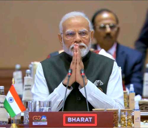 Amid name change row, PM Modi represents 'Bharat' at G20 Summit