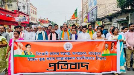 BJP protests CPI(M), Congress’ ‘misleading’ campaign against Govt