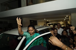 KCR's daughter Kavitha arrested by ED in Delhi excise policy case, to be flown to national capital
