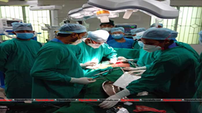 First Bypass Heart Surgery conducted in AGMC & GBP Hospital