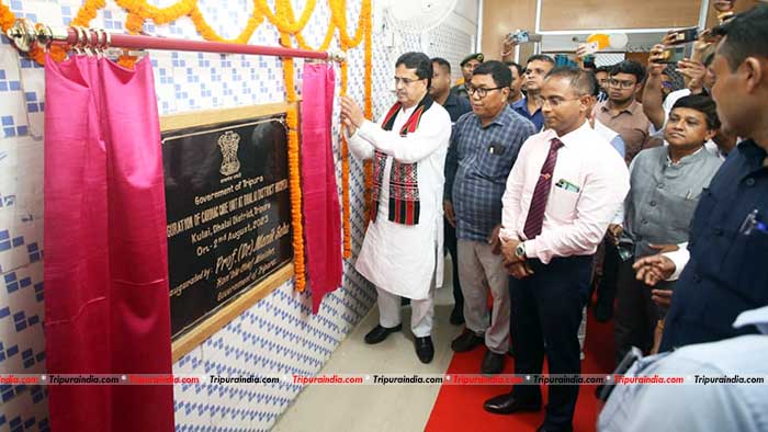 CM Dr. Manik Saha inaugurates 2nd Cardiac-Care unit in Dhalai