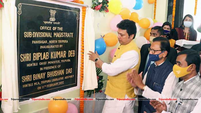 CM inaugurates new SDM Office and Sub-Divisional Hospital at Panisagar