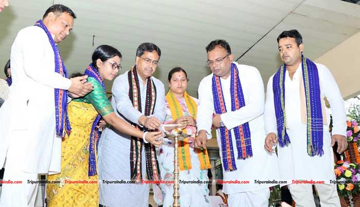 CM inaugurates traditional Ratha Yatra Fest at Melagarh
