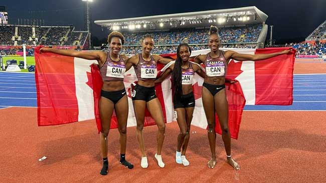 CWG 2022: Canada win gold after England disqualified from women's 4x400m relay