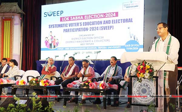 Systematic Voter’s Education and Electoral Participations – voting awareness programme held at Agartala