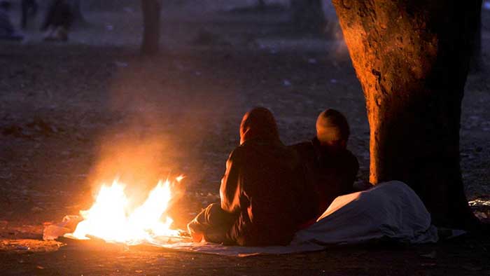 Freezing night temperature forces people to remain indoors in Kashmir, Ladakh