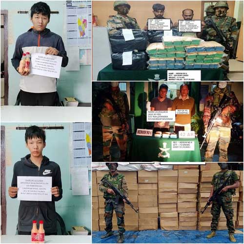 Drugs, foreign cigarettes valued at Rs 29.43cr seized in Mizoram; 6 held