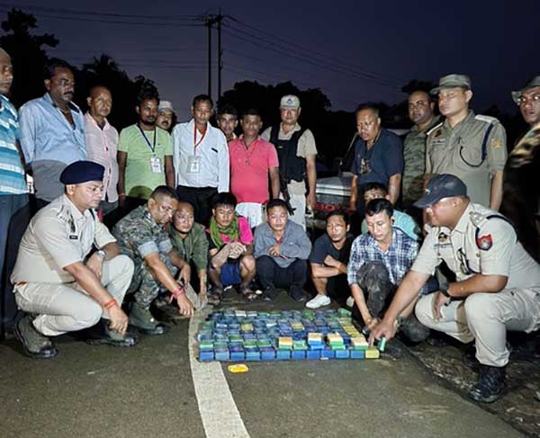 Drugs worth Rs 7 cr smuggled in from Manipur seized in Assam, four held