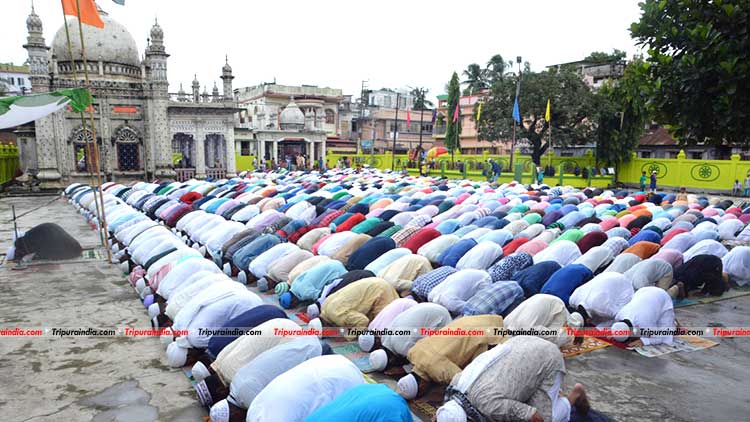 Muslims in Tripura celebrates Eid-ul-Azha with full devotion
