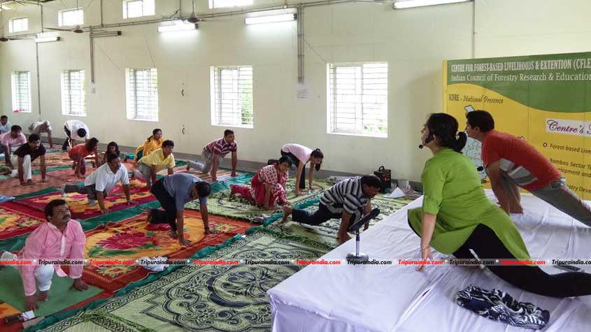 FRC-LE observes of 4th International Day of Yoga