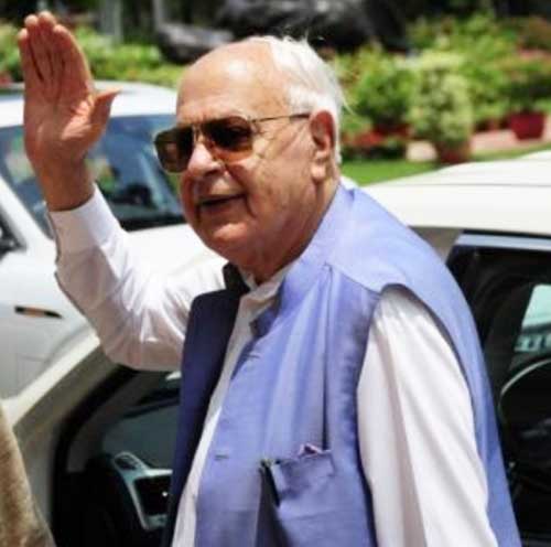 Farooq Abdullah re-elected unopposed as NC chief