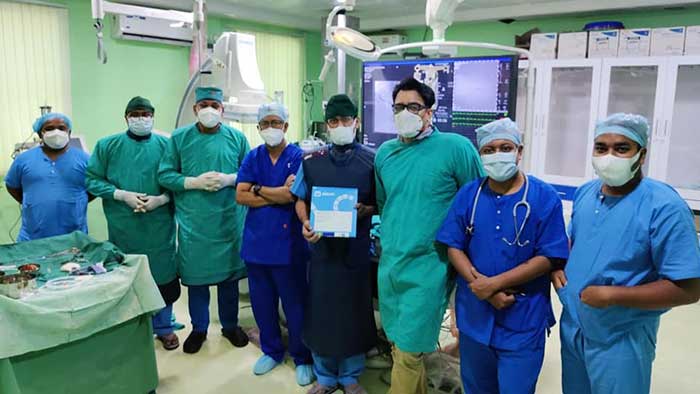 First Angioplasty surgery performed in GBP Hospital