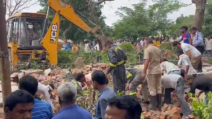 Four dead as boundary wall collapses in Noida