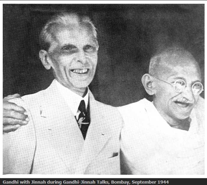 Jinnah never trusted Gandhi