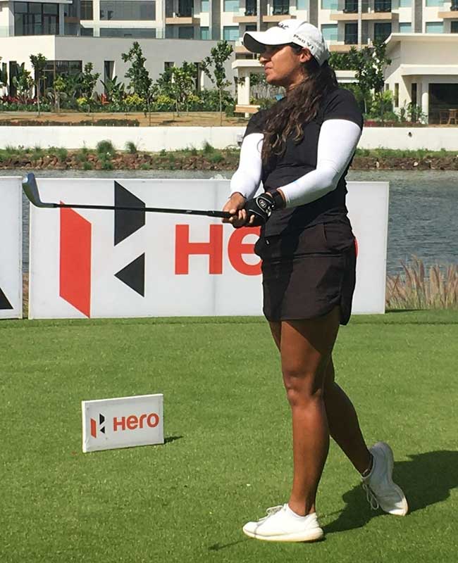 Golfer Neha shares lead with Seher after first round in 10th leg of WPGT
