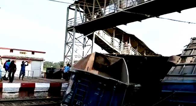 Goods train rams into Odisha station; 2 dead, several feared trapped