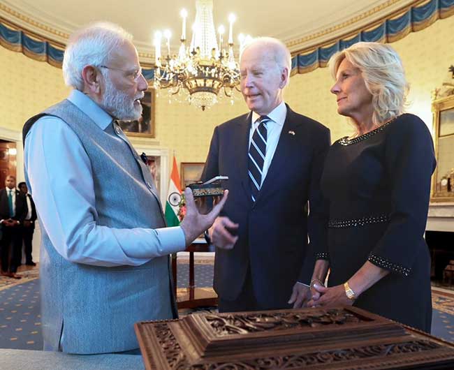 Millet, saffron to star in Biden's dinner for Modi