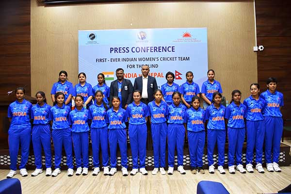Indian women's blind cricket team to play first ever bilateral series with Nepal