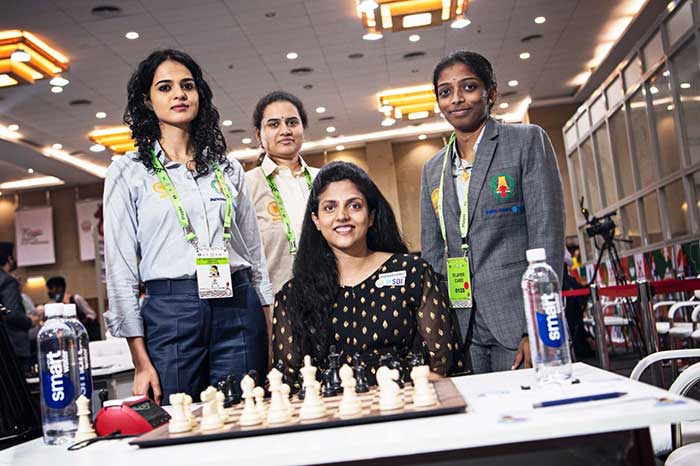 Indian women's team extends unbeaten run at 44th Chess Olympiad