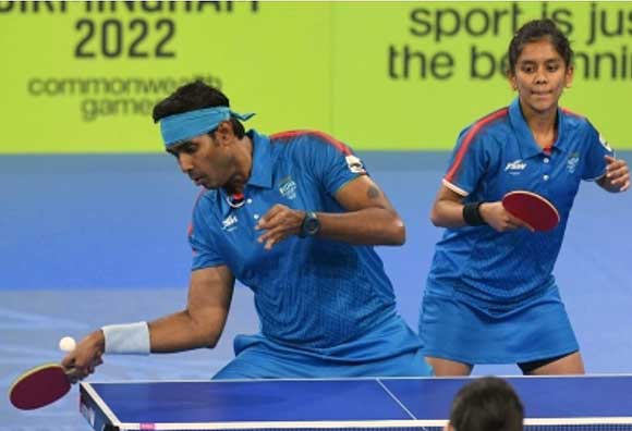 CWG 2022, table tennis: India's Sharath Kamal-Sreeja Akula win mixed doubles gold
