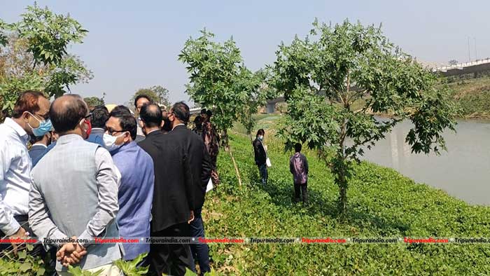 Indo-Bangla Joint Committee visits Sabroom to inspect drinking water and irrigation schemes