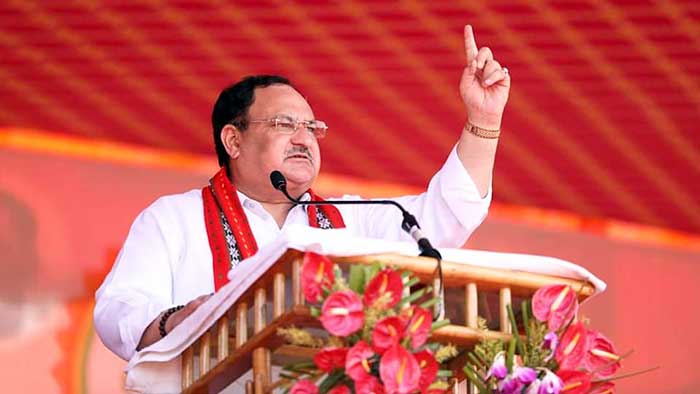 BJP, the only Govt ‘genuinely working’ for Janajatis: Nadda slams Left for ‘looting’ tribals in Tripura