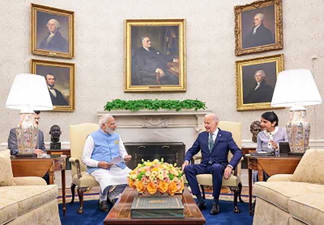 Jet engine co-production, armed drones and tech rush in Modi-Biden