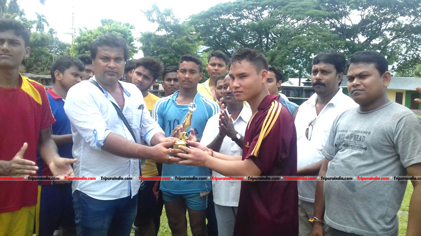 Khelo Bharat Sports Tournament held today at Teliamura by BJP
