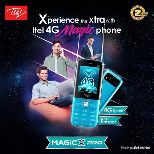itel launches Magic X Pro with 4G high-speed hotspot that connects up to 8 devices