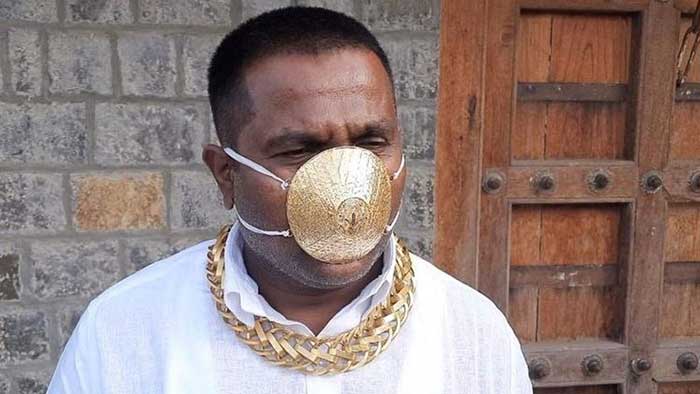 Meet the Pune man with the 'golden mask'