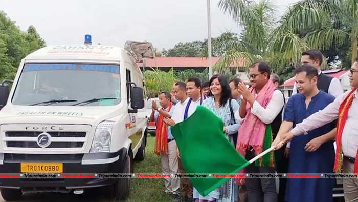 Mobile Medical Unit flagged off at TTAADC to boost health care facilities in rural Tripura