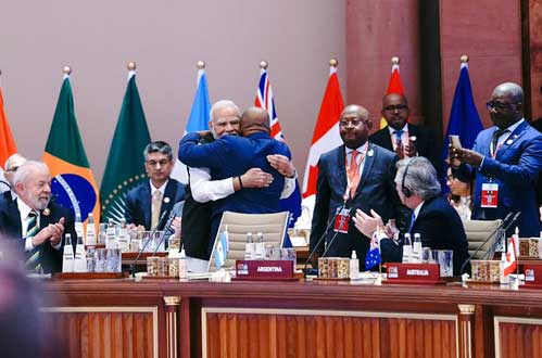 Modi welcomes African Union's inclusion as permanent member of G20
