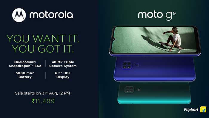 Moto G9 with triple camera setup, 5000mAh battery launched