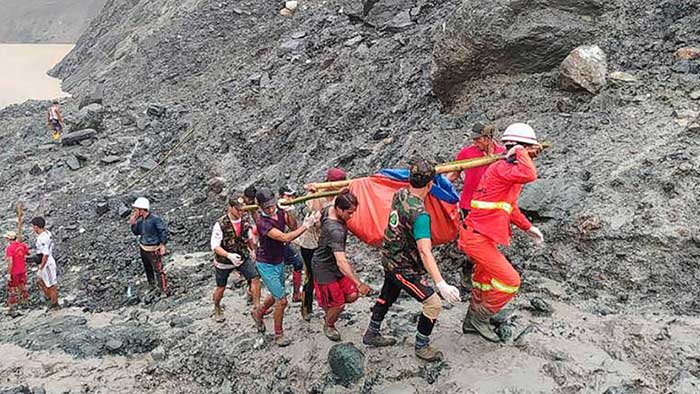 Myanmar jade mine landslide kills 160