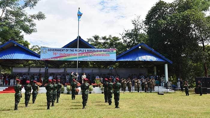 'Naga national flag' hoisted to celebrate 'Naga I-Day'