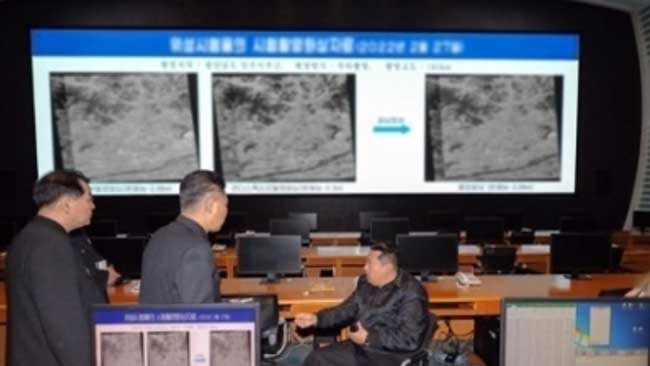 N.Korea's satellite development aimed at collecting info on US military: Kim