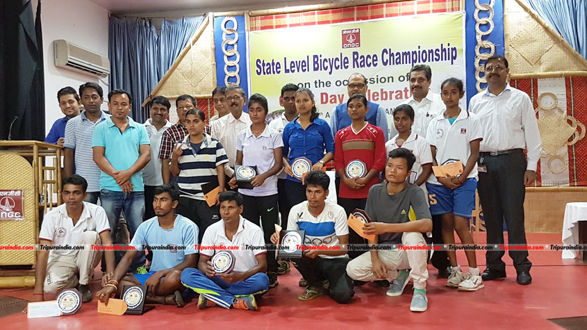 ONGC Foundation Day bicycle race held today