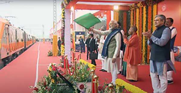 PM inaugurates revamped Ayodhya Dham railway station, flags off new trains