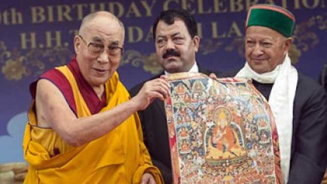 Personally greatful to Virbhadra for warm friendship: Dalai Lama