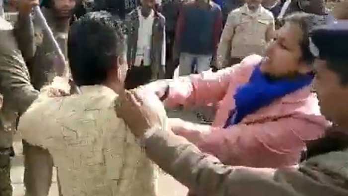 MP BJP leader held for objectionable remark against Collector