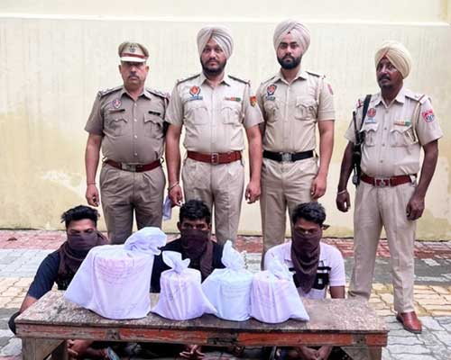 Punjab Police seize 12 kg heroin from Amritsar, 3 arrested