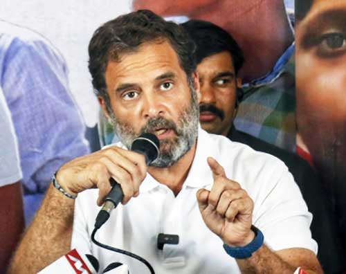 It's a lie that not a single inch of land occupied, China has taken Indian land: Rahul in Kargil