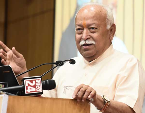 Anyone living in India is Hindu, says RSS chief