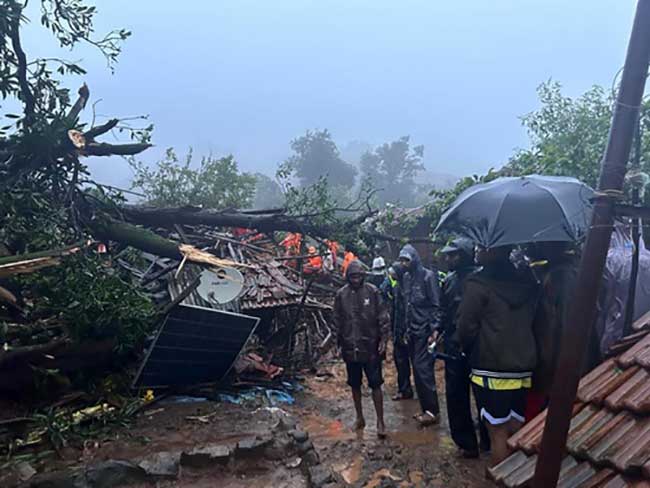 Rescuer among 7 killed in Raigad hillslide, 80 more still trapped