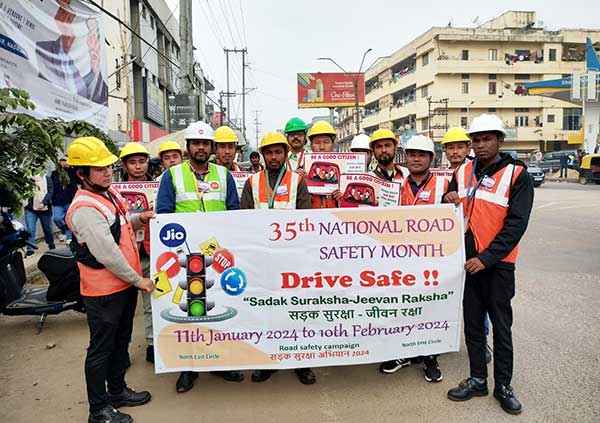 Reliance Industries Limited (RIL) Successfully Conducts 35th Road Safety Campaign in North East Circle